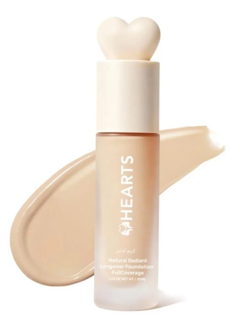 HEARTS NATURAL RADIANT LONGWEAR FOUNDATION FULL COVERAGE